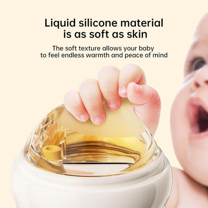 Glass Baby Bottle Set with Anti-Colic Vent System