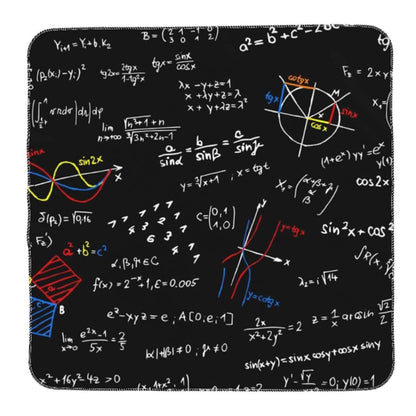 Yuyuy Math Formula Pattern Baby Blanket Newborn Swaddle Cover Receiving Blanket for Infant Nursery Stroller