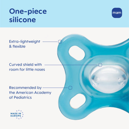 MAM Comfort Pacifier, Lightweight, 0-3 Months