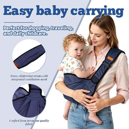 Baby Side Sling Carrier for Toddlers | Adjustable Lightweight Parent Accessory