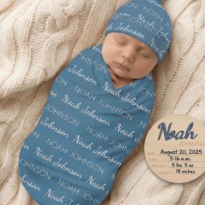 Sislaf Personalized Baby Blanket With Name, Custom Milk Silk Swaddle (photo 2)