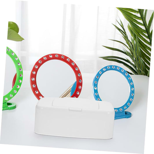 Amosfun Portable Wipes Dispenser Refillable Wet Wipe Holder, 2 Pack