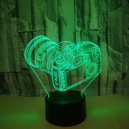 Hpbn8 3d Optical Illusion Night Light With Touch Switch And 7 Color Modes (photo 3)