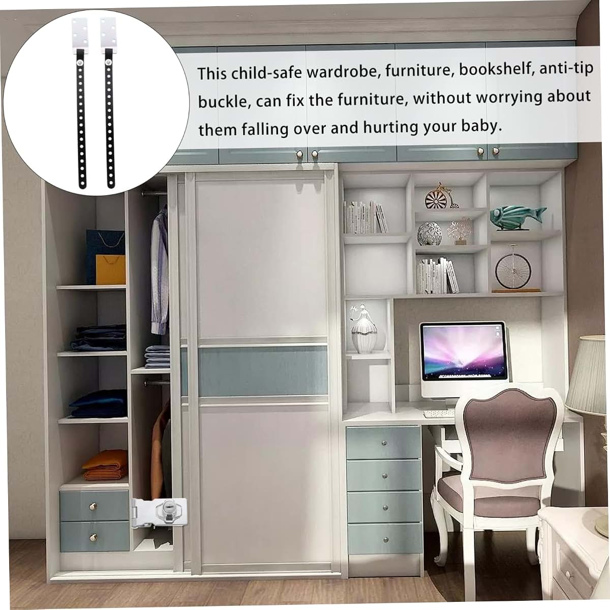 Baby Furniture Anchor for Safety and Stability
