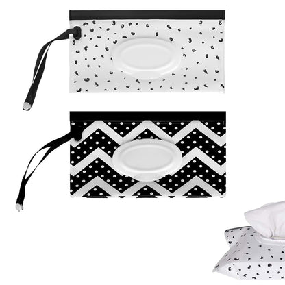 Toccool Portable Wet Wipes Dispenser Pouch, 2 Pack