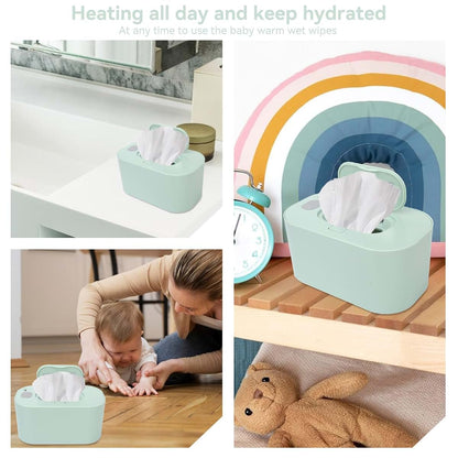 Gsycle Portable Wet Wipe Warmer and Dispenser, Green (photo 3)
