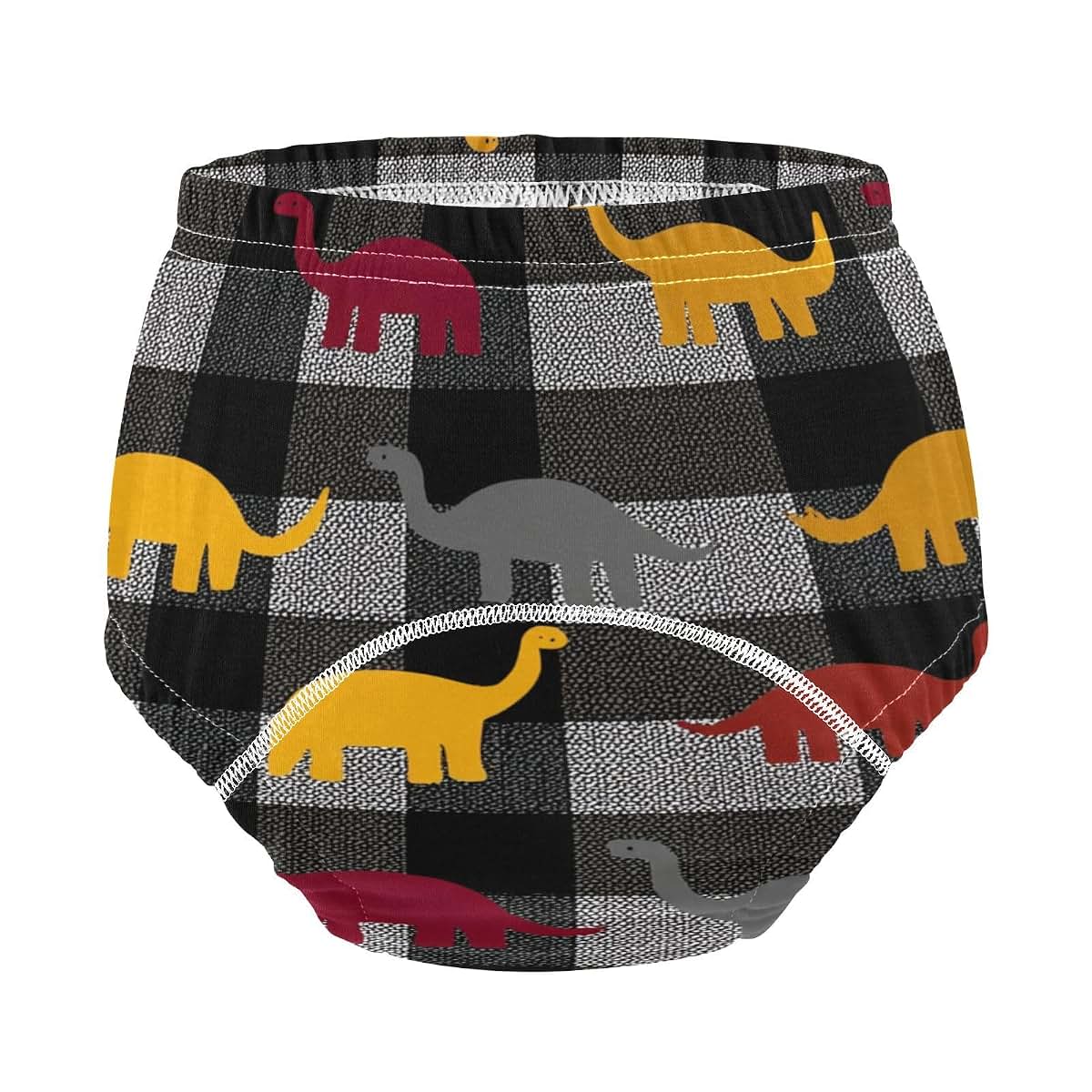 decor gift Little Boys Underwear Potty Training Leakproof Plaid Dinosaur Gray Nighttime Training Underwear Shorts for (photo 4)
