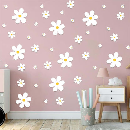 Daisy Wall Decal Set for Room Decoration