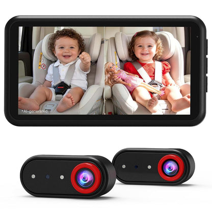 LUCKVIEW BM2 Pro Dual Baby Car Camera Monitor | 1080P Night Vision