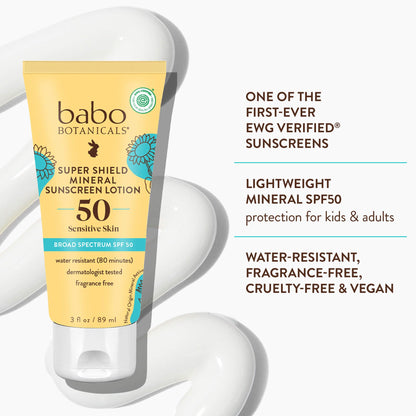 Babo Botanicals Sheer Mineral Sunscreen Lotion SPF 50