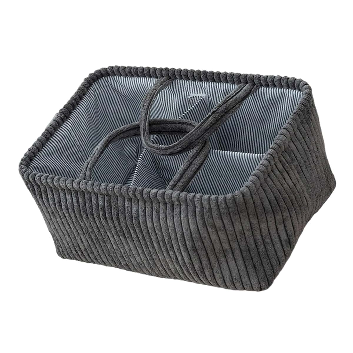 HEIMA STUDIO Washable Fabric Storage Bin With Multi-Compartments, Soft Cloth Organizer For Bedroom, Living Room &