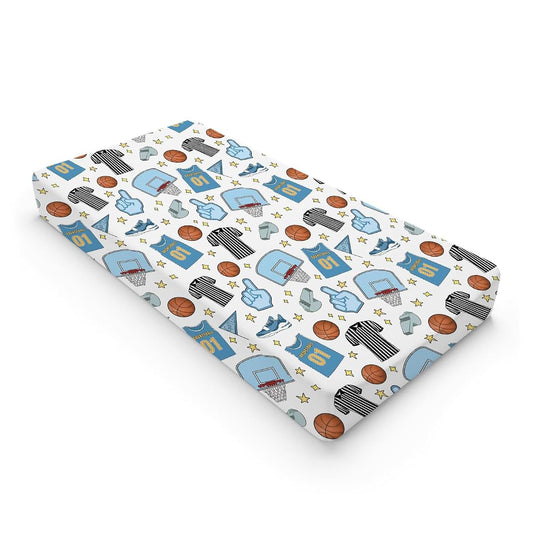 Hwmmbh Basketball Fitted Changing Pad Cover