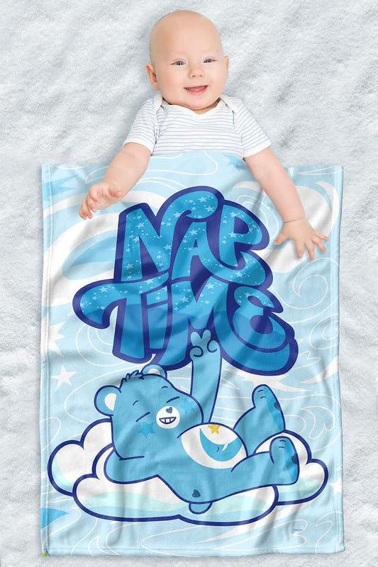LOGOVISION Care Bears Lightweight Baby Blanket, 30x40 Inch, Unisex for Infants