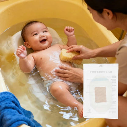MENGLANSI 10 Pieces Professional TPU Belly Button Patches Single Time Use Breathable Navel Guard for Newborns Skin (photo 2)