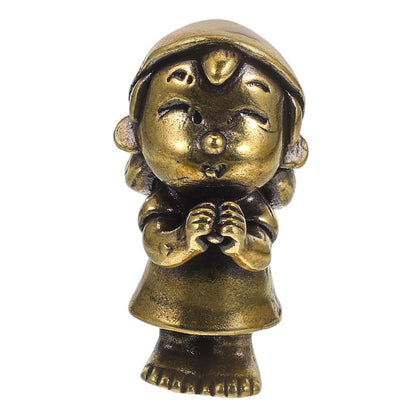 Jojofuny Praying Girl Brass Door Knob for Nursery and Child's Room Hardware