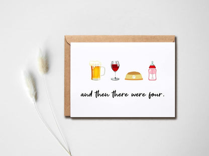 Baby Greeting Cards Set for Announcements and Thank Yous