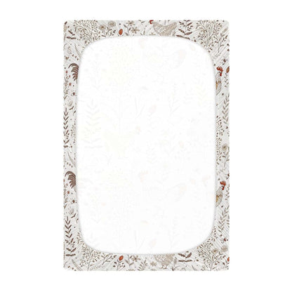Burbuja Cartoon Chicken Fitted Crib Sheet