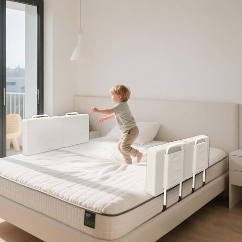Goodleben Adjustable Bed Rail For Toddlers, 4 Pack