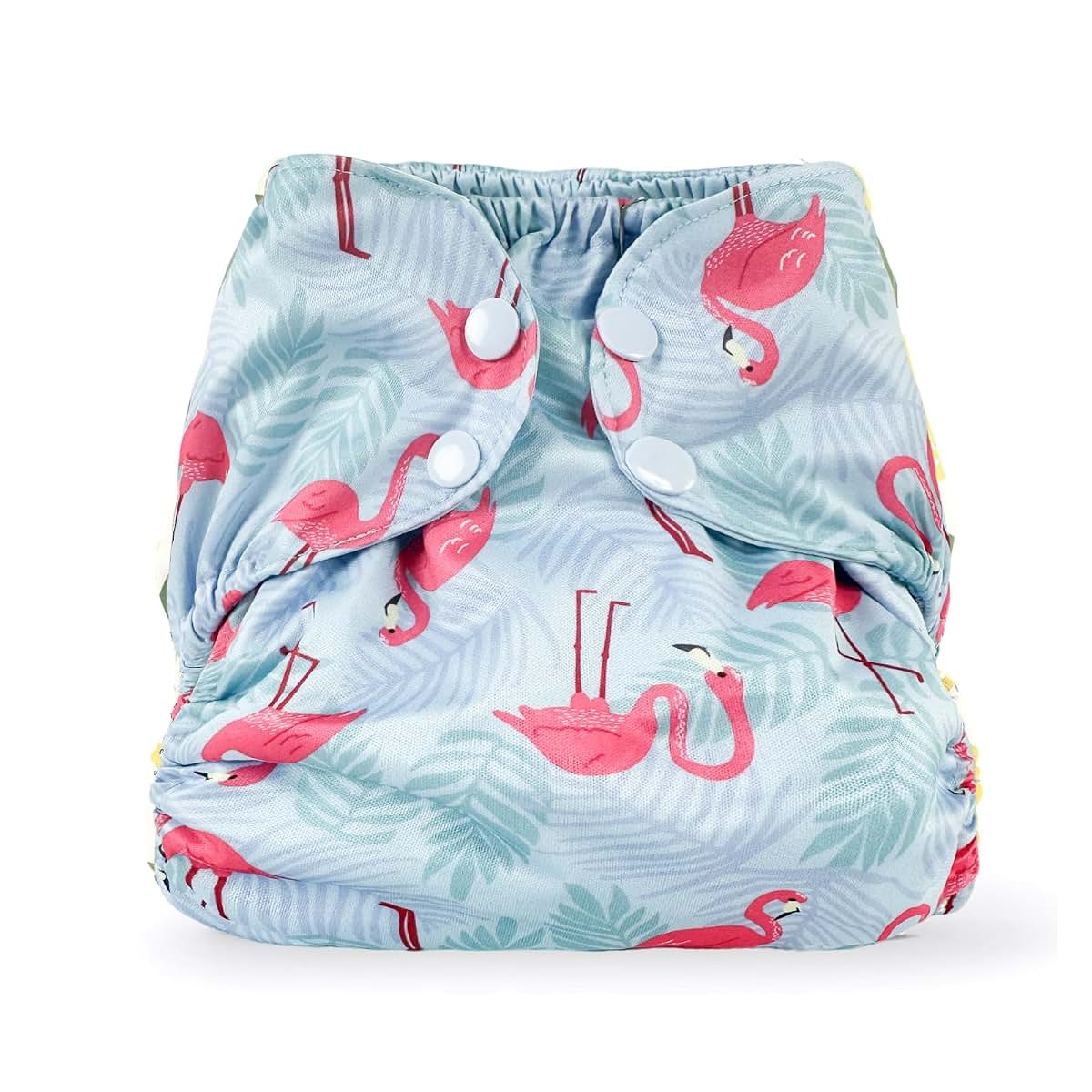 BISENKID Waterproof Cloth Diaper Cover Reusable Swim Diaper - Adjustable Outer Shell Over an Absorbent Inner Layer to