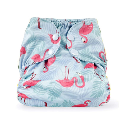 BISENKID Waterproof Cloth Diaper Cover Reusable Swim Diaper - Adjustable Outer Shell Over an Absorbent Inner Layer to