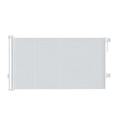 Retractable Baby Gate for Indoor and Outdoor, 120 Inch Extra Wide Mesh Safety Gate, 42 Inch Tall