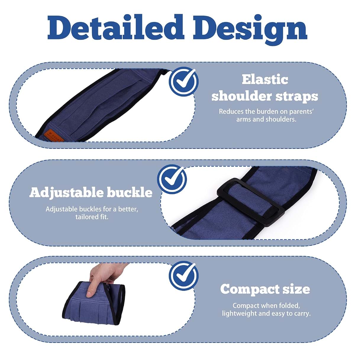 Baby Side Sling Carrier for Toddlers | Adjustable Lightweight Parent Accessory