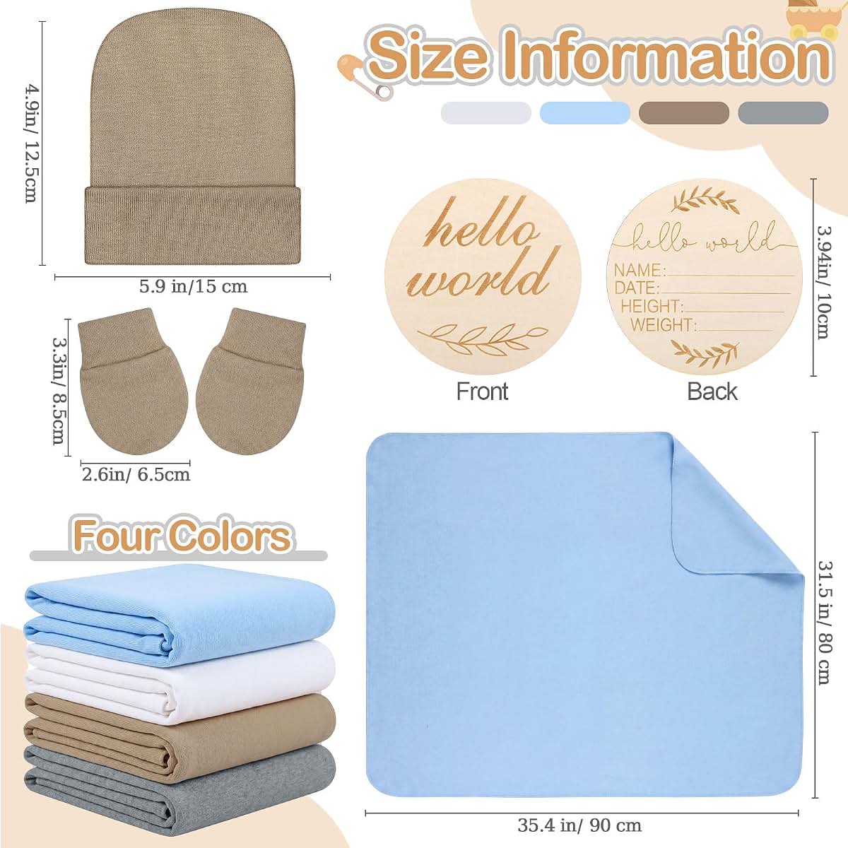 Soft Baby Blanket for Nursery Comfort, Crib and Stroller Use