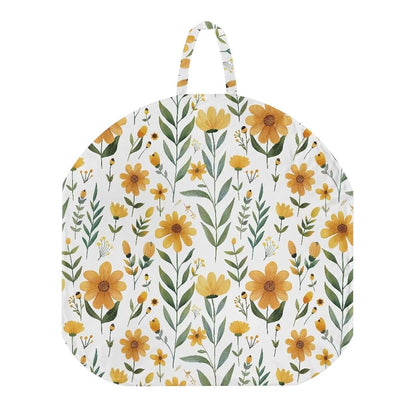Qehuruxo Yellow Flowers Baby Nest Cover Reversible Removable