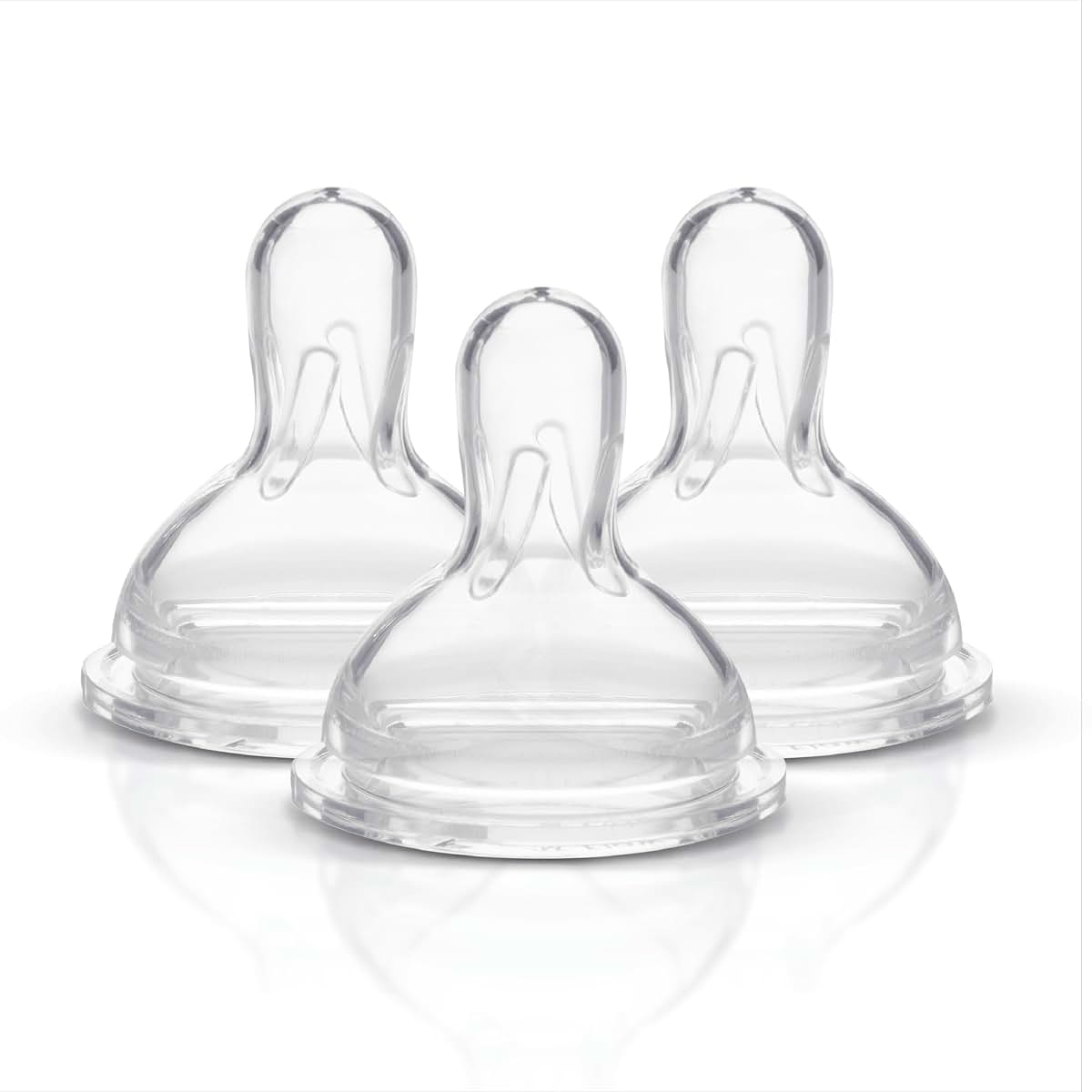 Medela Slow Flow Spare Nipples, 3 Pack, Compatible with Medela Bottles