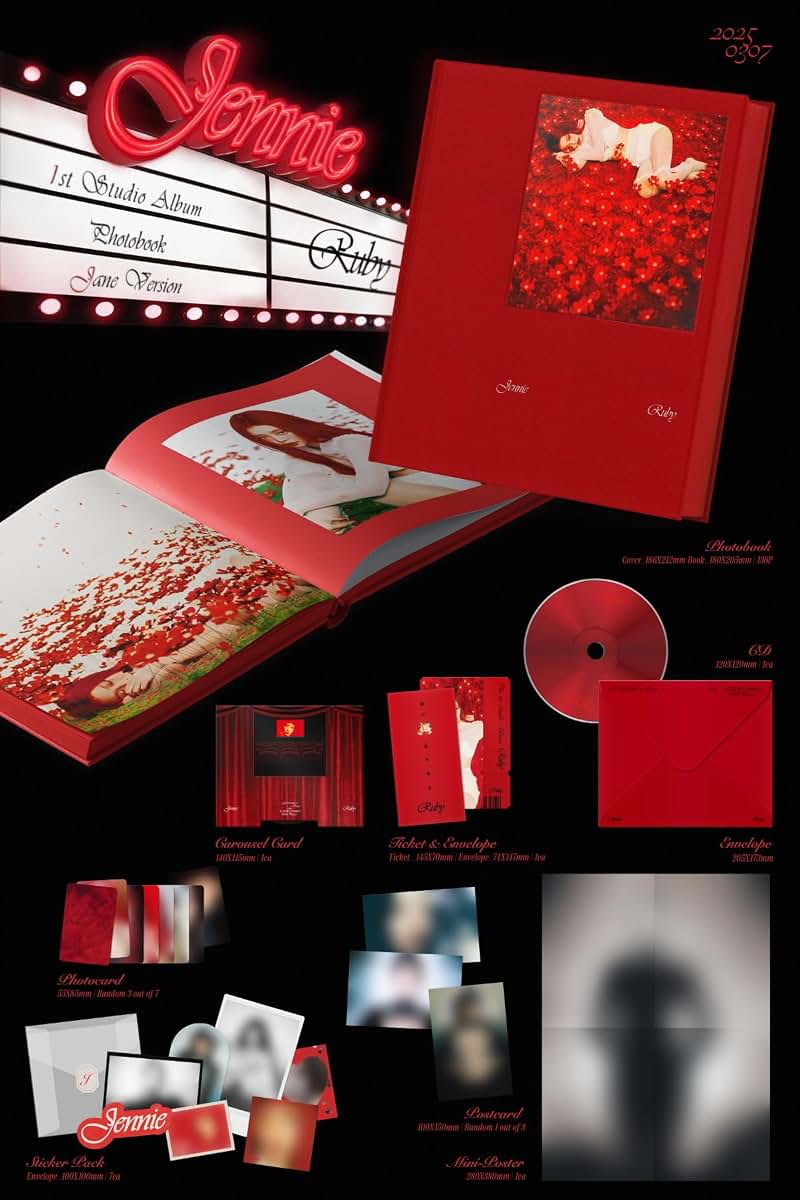 Valueflag BLACKPINK JENNIE Ruby 1st Studio Album Photobook Jane Version CD (photo 2)