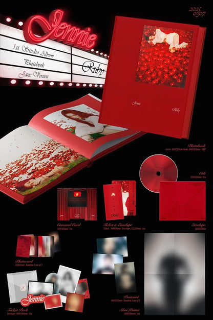 Valueflag BLACKPINK JENNIE Ruby 1st Studio Album Photobook Jane Version CD (photo 2)
