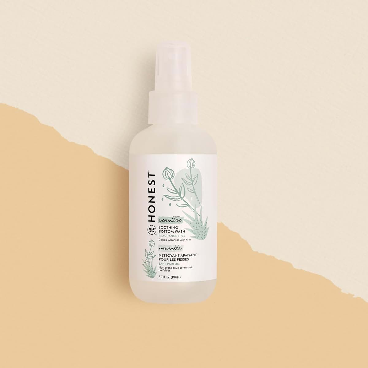 The Honest Company Soothing Baby Bottom Wash, Naturally Derived, 5 fl oz (photo 2)