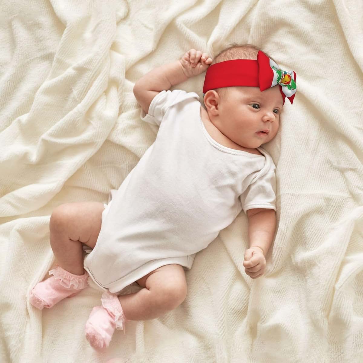 Yuangjhop Flag Of Peru Baby Bow Headband (photo 4)