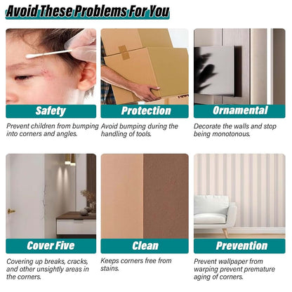 PVC Wall Corner Protector Guard for Edges and Corners