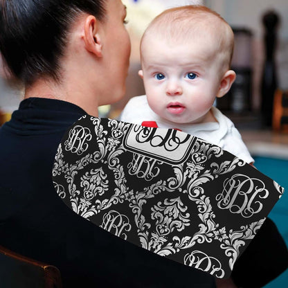 Baby Milano Personalized Monogrammed Damask Burp Cloth (photo 4)