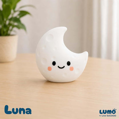 Live SoGOOD Luna Baby Night Light, Silicone Color Changing Touch Lamp (photo 3)