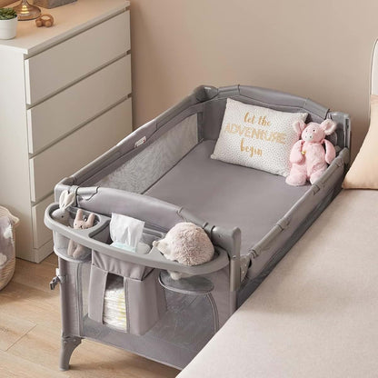 Beka 4-In-1 Baby Bassinet Bedside Sleeper, Playard & Changing Table