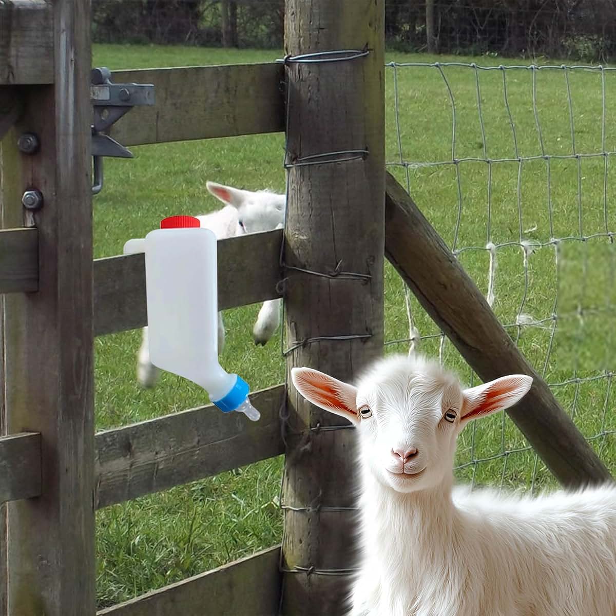 5-Pack 800ml Goat Lamb Feeding Bottles with Handle
