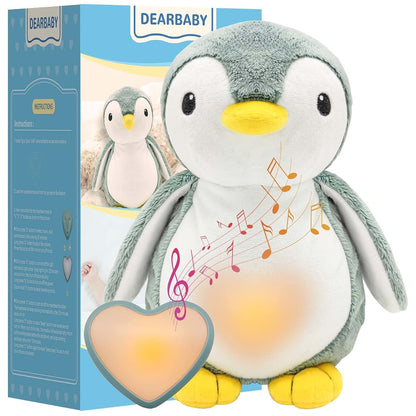 Sleep Soother Plush Toy with Heartbeat Simulation Light