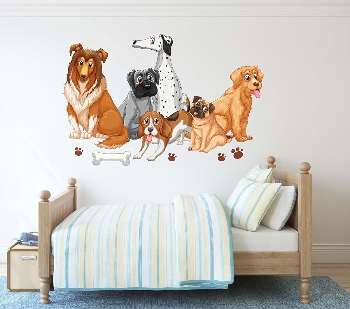 Puppy Pet Wall Decal Vinyl 36" W x 24" H