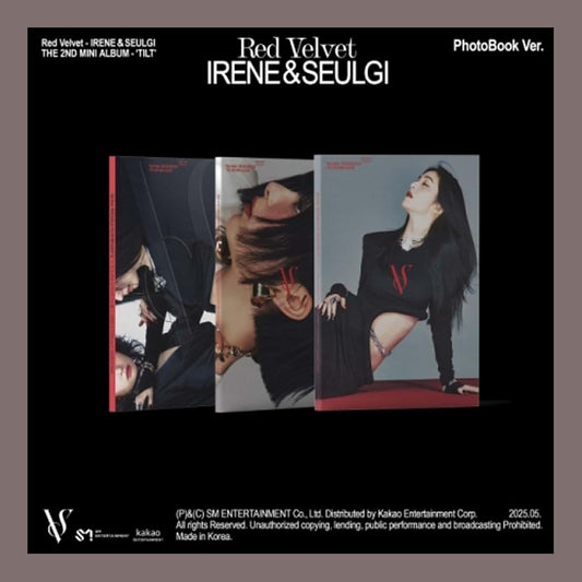 Koread Red Velvet Irene Seulgi TILT 2nd Mini Album Photobook 3 Version Set