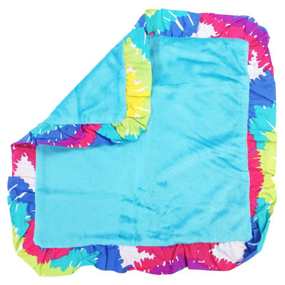 One Grace Place Terrific Tie Dye Binky Blanket