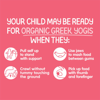 Happy Baby Organics Greek Yogis Strawberry Banana Snack