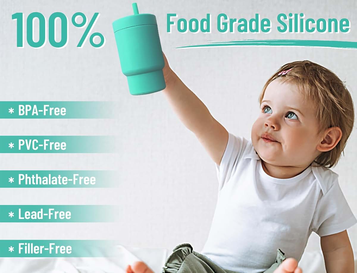 Dloccold Silicone Straw Cup Miniature Tumbler