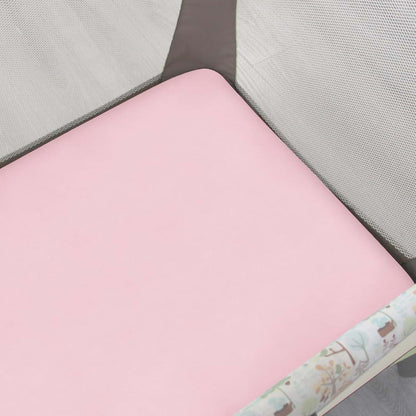 Mini Crib Fitted Sheets | 2-Pack Microfiber Playard Sheet Set