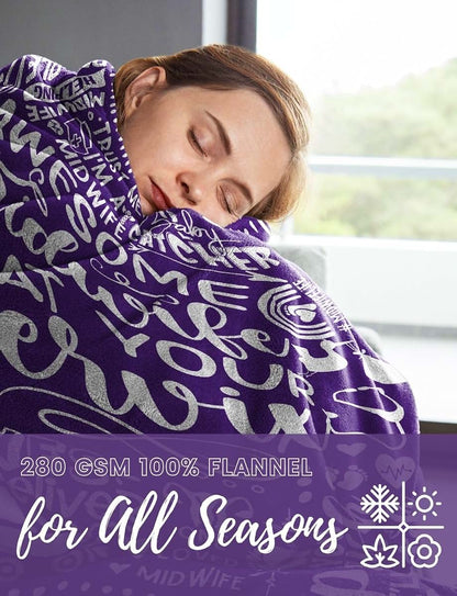 Huglanket Midwife Blanket 50x65 Inches