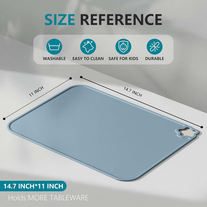 Login Life Silicone Placemat for Kids, 3 Pack, Non-Slip Heat Resistant