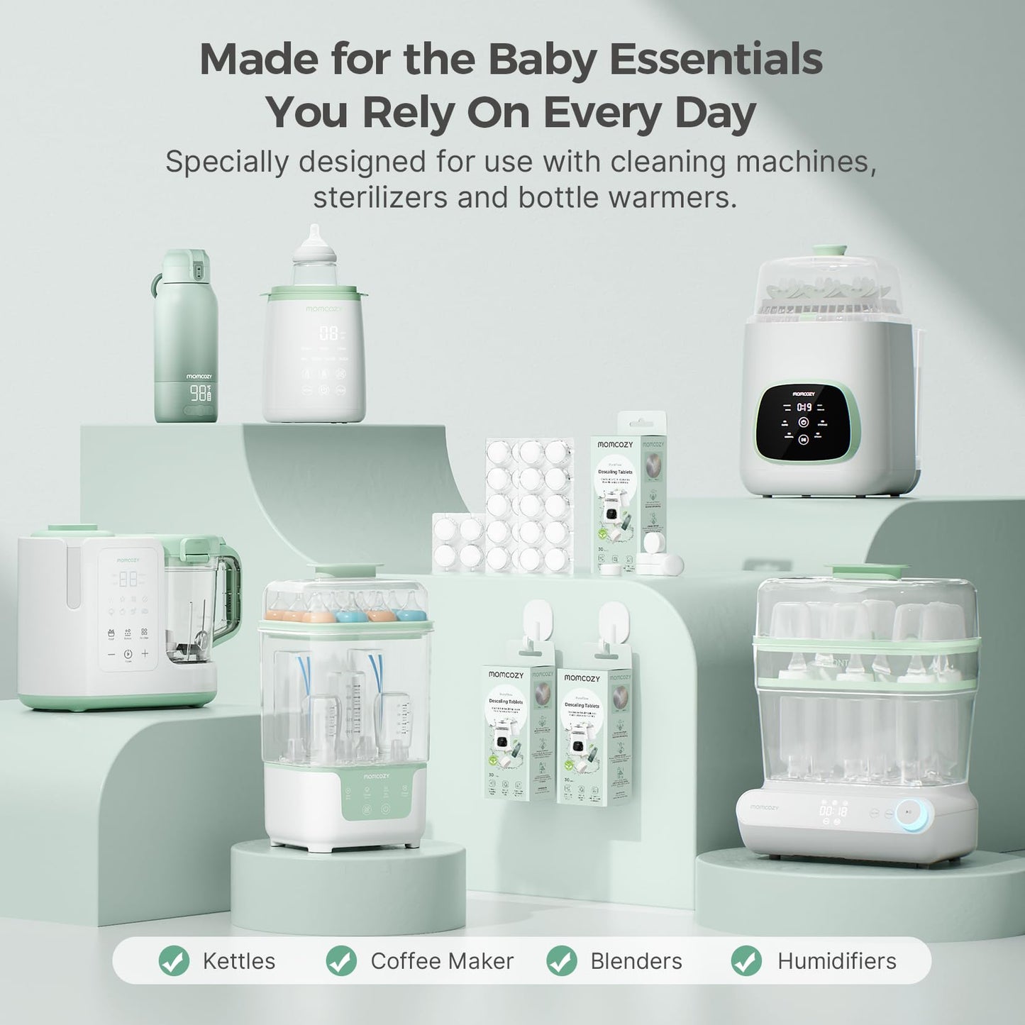 Momcozy Descaling Tablets for KleanPal Pro