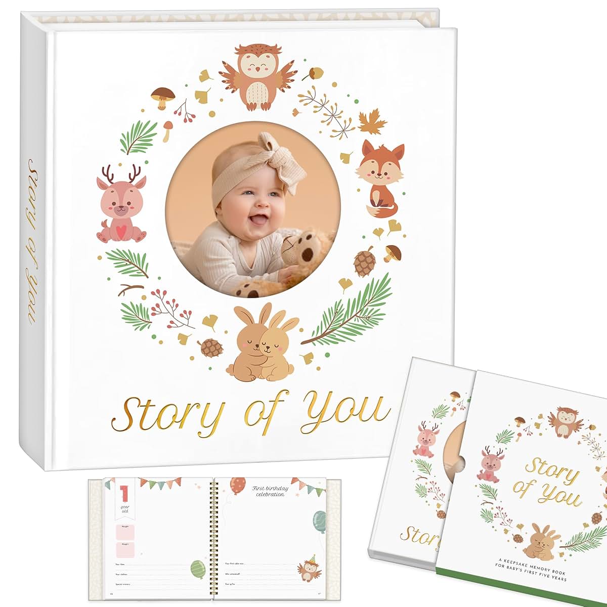 Eliz Sky Baby Memory Book – First 5 Years Milestone Journal (photo 2)