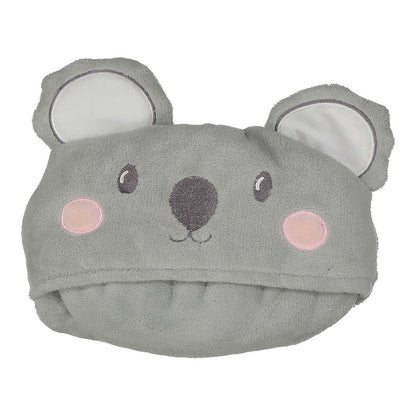 Jesse & Lulu Baby and Toddler Plush Animal Hooded Blanket (Gray Koala)